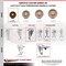 Service Caster 3 Inch SS High Temp Phenolic 3/8 Inch Threaded Stem Caster Set Total Lock Brake SCC-SSTSTTL20S314-PHSHT-381615-4 - alternate 4